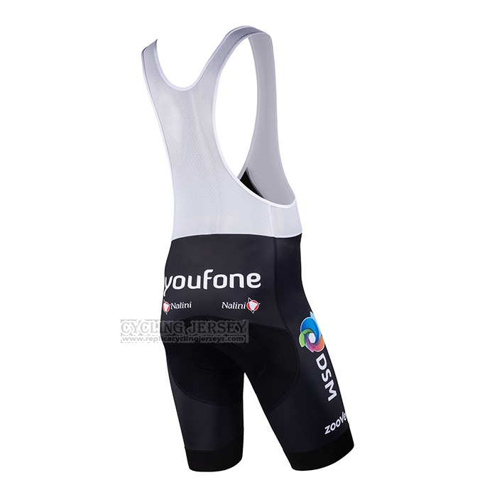 2022 Cycling Jersey DSM Black Short Sleeve and Bib Short
